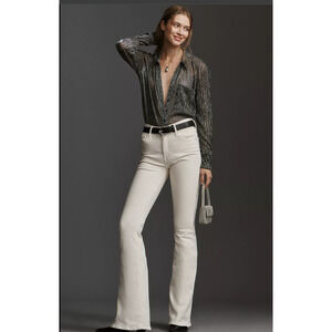 NWT MOTHER The Weekender Mid-Rise Flare Jeans - 34 waist